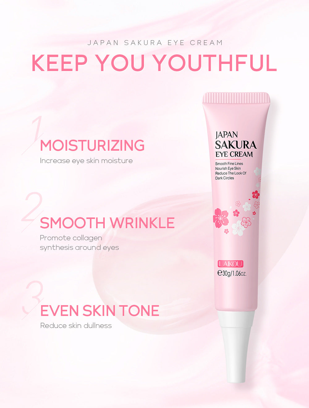 Sakura Eye Cream 30g Moisturizing