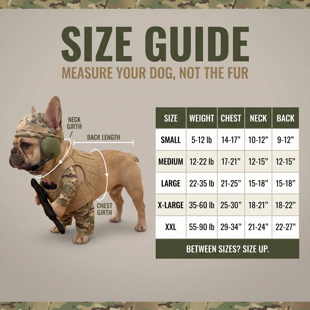 Doggy Soldier Outfit