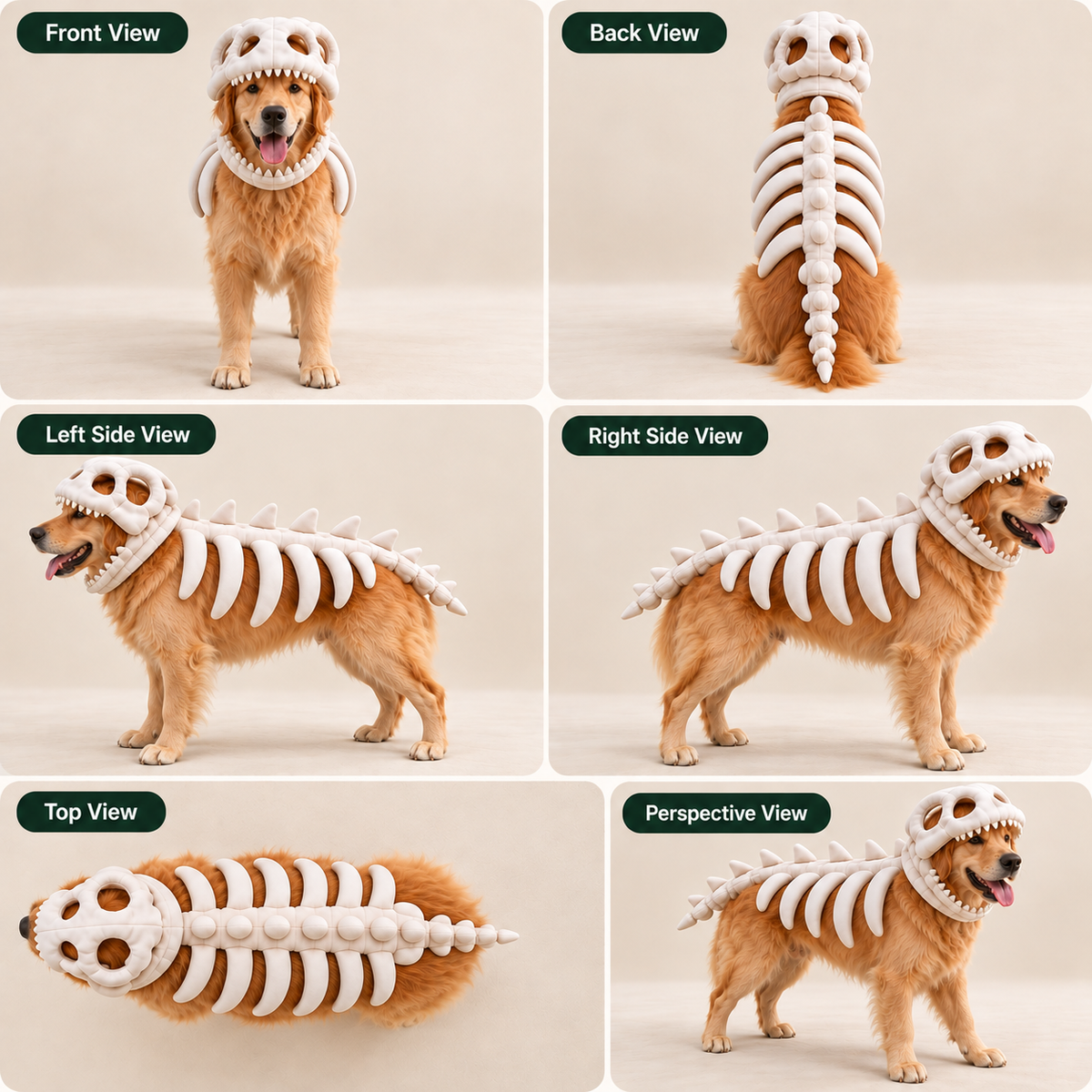 Dinosaur Skeleton Dog