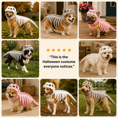 OMINIX™ Dinosaur Skeleton Dog Costume.