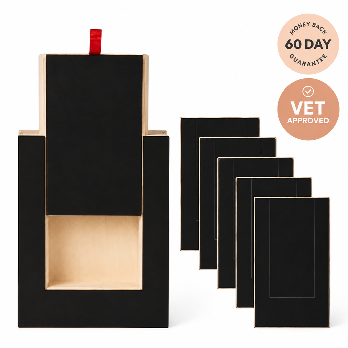 Wooden Dog Scratch Board Nail