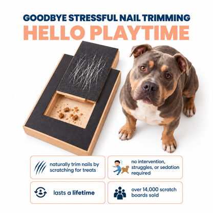 Wooden Dog Scratch Board Nail