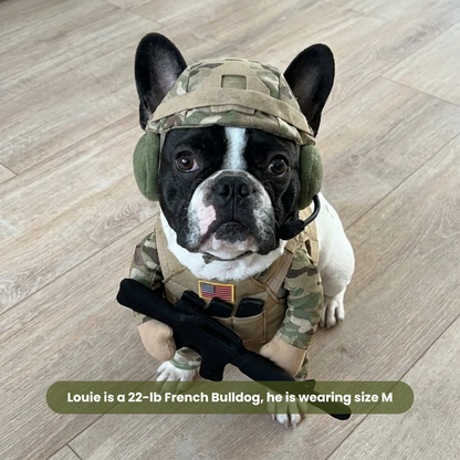 Doggy Soldier Outfit