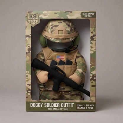 Doggy Soldier Outfit